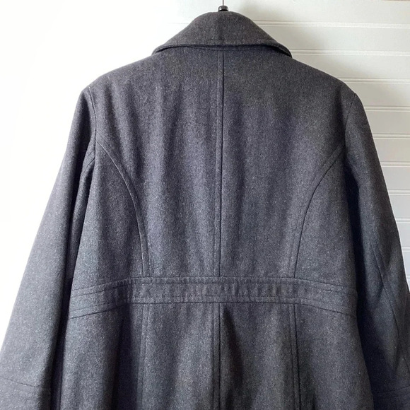 Michael Michael kors Wool  Double Breasted Jacket coat grey size XL - Picture 7 of 10